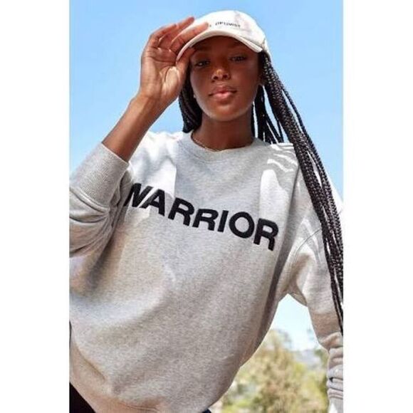 Spiritual Gangster Small Warrior Relaxed Crewneck Sweatshirt - Picture 1 of 8